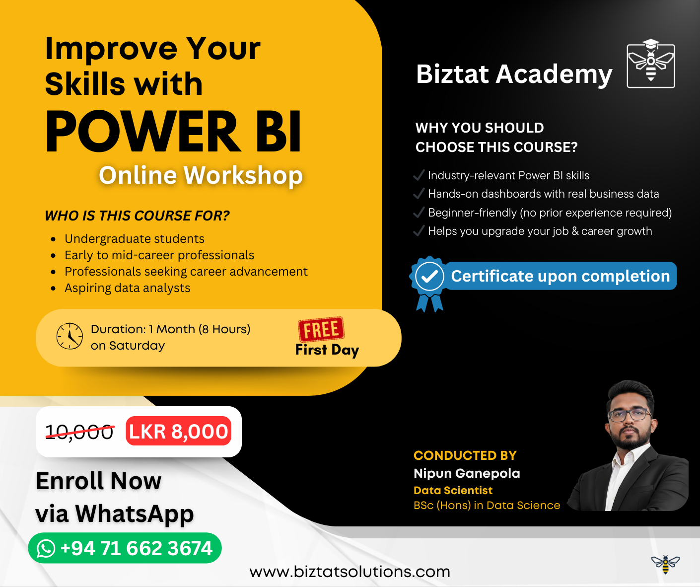 Power BI Course Poster